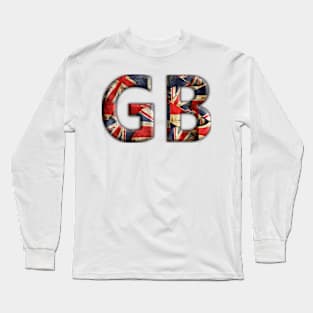 G B Union Jack Long Sleeve T-Shirt